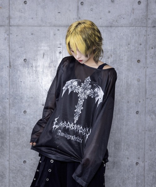 Amilige BONDイラストプリントロングTシャツ 【限定商品】 BONDイラストプリントロングTシャツ– A AM STUDIO
