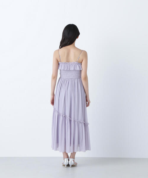 ま*ん様 NBB ♡ 【上西星来さんコラボ】フリルシャーリングキャミワンピース NATURAL BEAUTY BASIC（ナチュラルビューティーベーシック）の