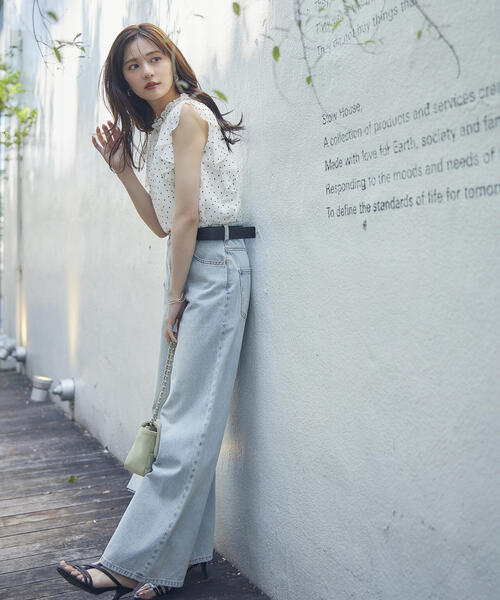 PROPORTION BODY DRESSING（プロポーションボディドレッシング）の「ドット柄ブラウス / 1215210605（シャツ/ブラウス・レディース・ブラック/ホワイト系その他/ブラウン・FREE）」の12枚目の写真