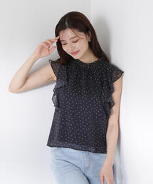 PROPORTION BODY DRESSING | ドット柄ブラウス / 1215210605(シャツ/ブラウス)