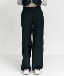 STUDIOTABLE（スタジオテーブル）の「STUDIOTABLE/スタジオテーブル LINE BLOCK PANTS スラックス カーゴパンツ（カーゴパンツ）」