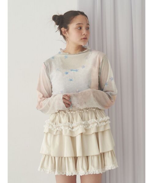 dreamingメッシュtops（Tシャツ/カットソー）｜merry jenny