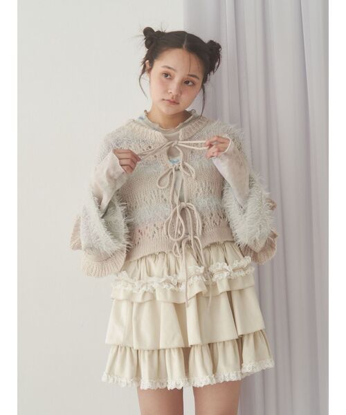 merry jenny（メリージェニー）の「dreamingメッシュtops（Tシャツ/カットソー・レディース・ピンク/グリーン・FREE）」の10枚目の写真