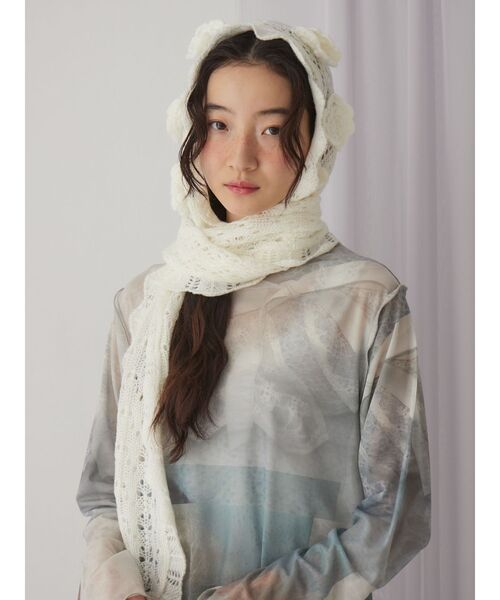 merry jenny（メリージェニー）の「dreamingメッシュtops（Tシャツ/カットソー・レディース・ピンク/グリーン・FREE）」の12枚目の写真