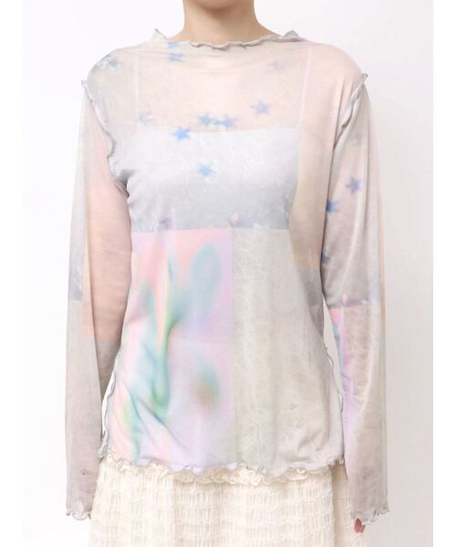 merry jenny（メリージェニー）の「dreamingメッシュtops（Tシャツ/カットソー・レディース・ピンク/グリーン・FREE）」の22枚目の写真