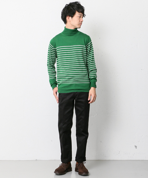 URBAN RESEARCH DOORS MENS（アーバンリサーチ ドアーズ メンズ）の「DOORS Washable Wool Turtle Knit（ニット/セーター・メンズ・ブルー/カモフラージュ/ホワイト系その他/グリーン/グレー・40/38）」の8枚目の写真