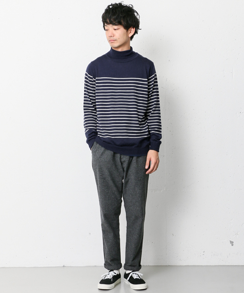 URBAN RESEARCH DOORS MENS（アーバンリサーチ ドアーズ メンズ）の「DOORS Washable Wool Turtle Knit（ニット/セーター・メンズ・ブルー/カモフラージュ/ホワイト系その他/グリーン/グレー・40/38）」の9枚目の写真