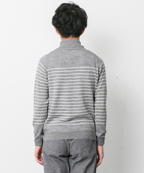 URBAN RESEARCH DOORS MENS（アーバンリサーチ ドアーズ メンズ）の「DOORS Washable Wool Turtle Knit（ニット/セーター・メンズ・ブルー/カモフラージュ/ホワイト系その他/グリーン/グレー・40/38）」の12枚目の写真