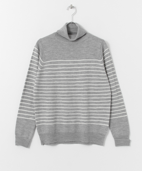 URBAN RESEARCH DOORS MENS（アーバンリサーチ ドアーズ メンズ）の「DOORS Washable Wool Turtle Knit（ニット/セーター・メンズ・ブルー/カモフラージュ/ホワイト系その他/グリーン/グレー・40/38）」の14枚目の写真