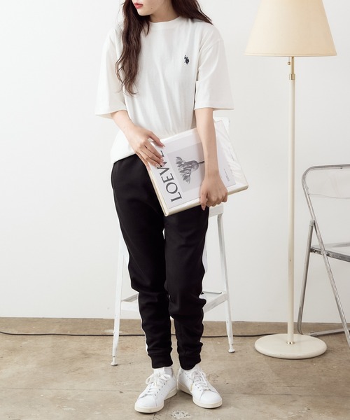 ROOPTOKYO(ループトウキョウ)の「U.S. POLO ASSN./ユーエスポロアッスン クルーショートスリーブ刺繍Tシャツ(Tシャツ/カットソー・メンズ・ダークグリーン/ホワイト・M/S/L/LL)」の16枚目の写真