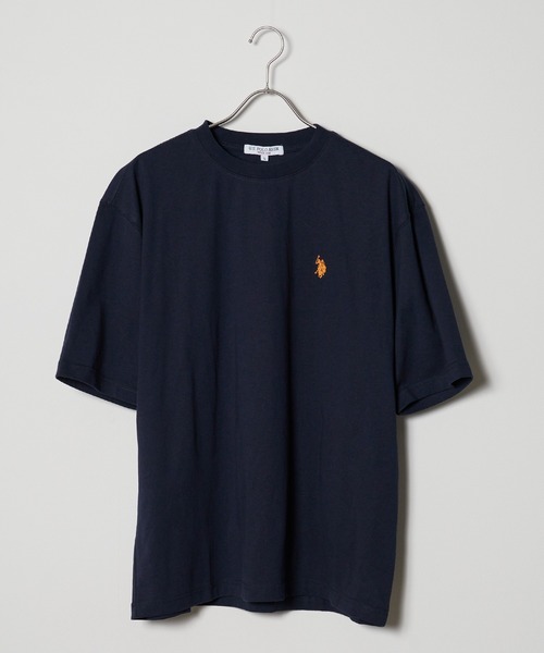 ROOPTOKYO(ループトウキョウ)の「U.S. POLO ASSN./ユーエスポロアッスン クルーショートスリーブ刺繍Tシャツ(Tシャツ/カットソー・メンズ・ダークグリーン/ホワイト・M/S/L/LL)」の6枚目の写真