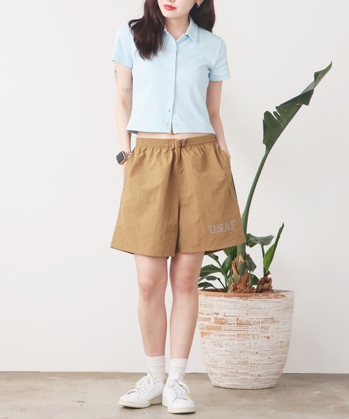 made in standard (メイドインスタンダード)の「MADE IN STANDARD/メイドインスタンダード USAF 5INCH BAGGY SHORTS ショーツ メンズ 秋物 秋服 2026年秋冬(その他パンツ・メンズ・パープル/ブラウン/ブラック・XL/M/L)」の15枚目の写真