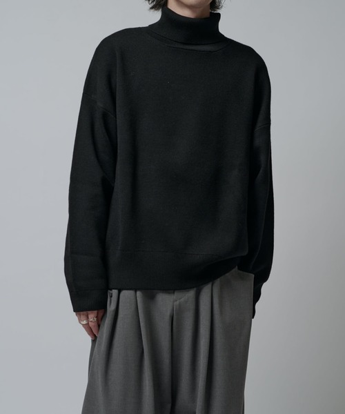 ウォッシャブルBIGニットタートル（ニット/セーター）｜Lui's（ルイス