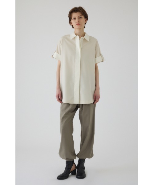 RIM.ARKリムアーク Linen like rugby SH RIM.ARK（リムアーク）の「Linen like rugby SH リネンライクラガー