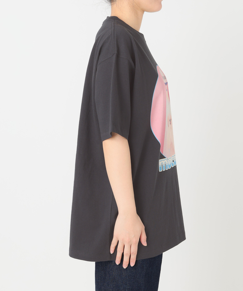 B.C STOCK(ベーセーストック)の「【WEB+一部店舗限定】モコゾウ x ハーハフー UFO TEE(Tシャツ/カットソー・レディース・ホワイト/ブラック系その他・FREE)」の11枚目の写真