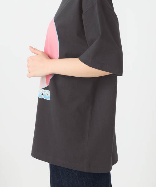 B.C STOCK(ベーセーストック)の「【WEB+一部店舗限定】モコゾウ x ハーハフー UFO TEE(Tシャツ/カットソー・レディース・ホワイト/ブラック系その他・FREE)」の9枚目の写真