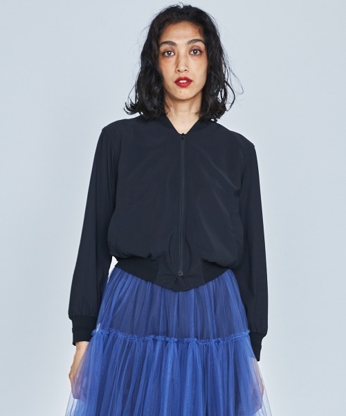 ✨極美品✨Sov. ソブ バックフリルショートブルゾン ブラック Sov. / バックフリルショートブルゾン OUTERS Night STORE