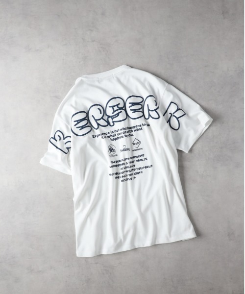 Right-on(ライトオン)の「Other(ソノタ)【メンズ】発砲バックプリントTシャツ(Tシャツ/カットソー・メンズ・ブラック/ホワイト/グリーン・L/XL/M)」の1枚目の写真