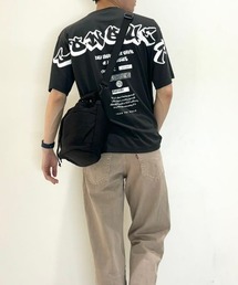 Right-on | 発砲バックプリントＴシャツ(Tシャツ/カットソー)