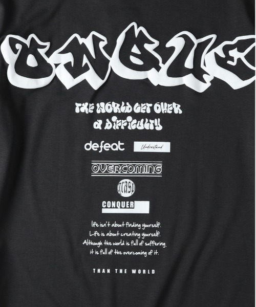 Right-on(ライトオン)の「Other(ソノタ)【メンズ】発砲バックプリントTシャツ(Tシャツ/カットソー・メンズ・ブラック/ホワイト/グリーン・L/XL/M)」の8枚目の写真