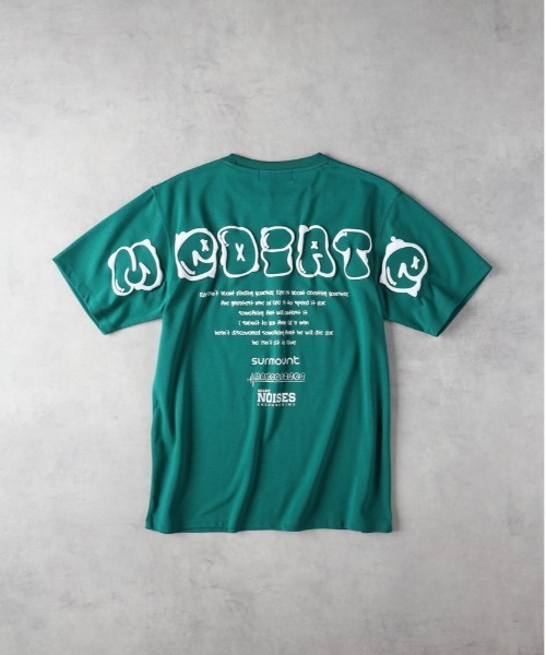 Right-on(ライトオン)の「Other(ソノタ)【メンズ】発砲バックプリントTシャツ(Tシャツ/カットソー・メンズ・ブラック/ホワイト/グリーン・L/XL/M)」の12枚目の写真