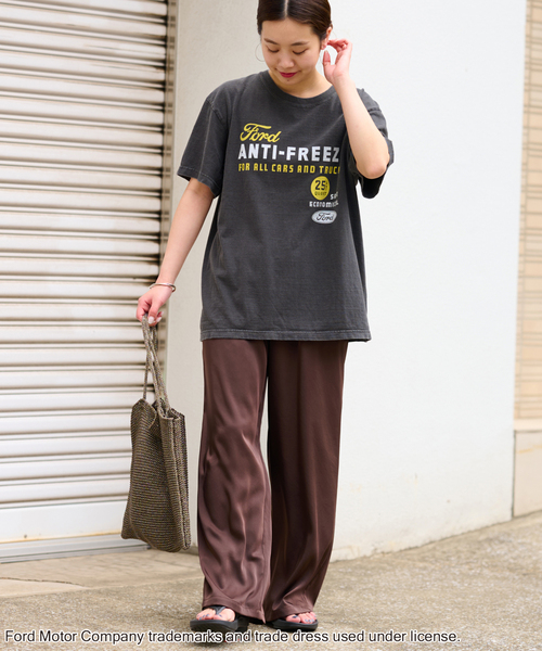 GOOD ROCK SPEED(グッドロックスピード)の「別注【GOOD ROCK SPEED】FORD TEE:Tシャツ(Tシャツ/カットソー・レディース・ホワイト/ブラック系その他・MEDIUM)」の3枚目の写真