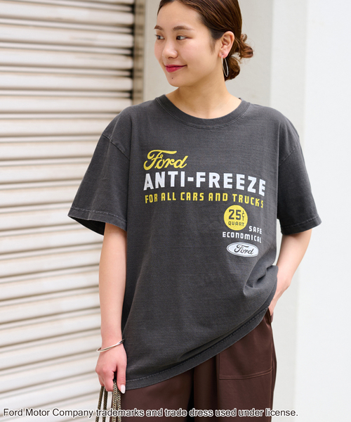 GOOD ROCK SPEED(グッドロックスピード)の「別注【GOOD ROCK SPEED】FORD TEE:Tシャツ(Tシャツ/カットソー・レディース・ホワイト/ブラック系その他・MEDIUM)」の6枚目の写真