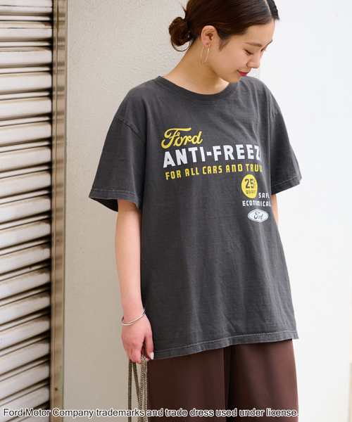 GOOD ROCK SPEED(グッドロックスピード)の「別注【GOOD ROCK SPEED】FORD TEE:Tシャツ(Tシャツ/カットソー・レディース・ホワイト/ブラック系その他・MEDIUM)」の7枚目の写真
