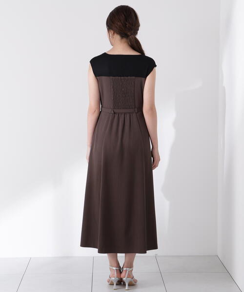 PROPORTION BODY DRESSING(プロポーションボディドレッシング)の「ニットドッキングレイヤード風ワンピース / 1215240703(ワンピース・レディース・カーキ/ブラウン・MEDIUM/P/S)」の12枚目の写真