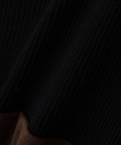 PROPORTION BODY DRESSING(プロポーションボディドレッシング)の「ニットドッキングレイヤード風ワンピース / 1215240703(ワンピース・レディース・カーキ/ブラウン・MEDIUM/P/S)」の16枚目の写真