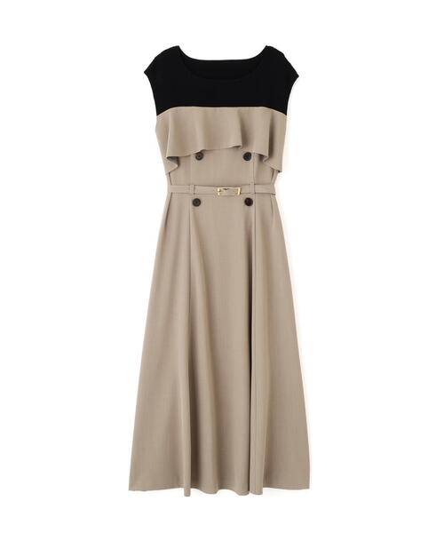 PROPORTION BODY DRESSING(プロポーションボディドレッシング)の「ニットドッキングレイヤード風ワンピース / 1215240703(ワンピース・レディース・カーキ/ブラウン・MEDIUM/P/S)」の19枚目の写真