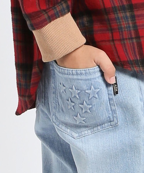 DILASH(ディラッシュ)の「ストレッチデニムパンツ(デニムパンツ・キッズ・サックスブルー/ブルー・140/130/120/110/100/90)」の10枚目の写真