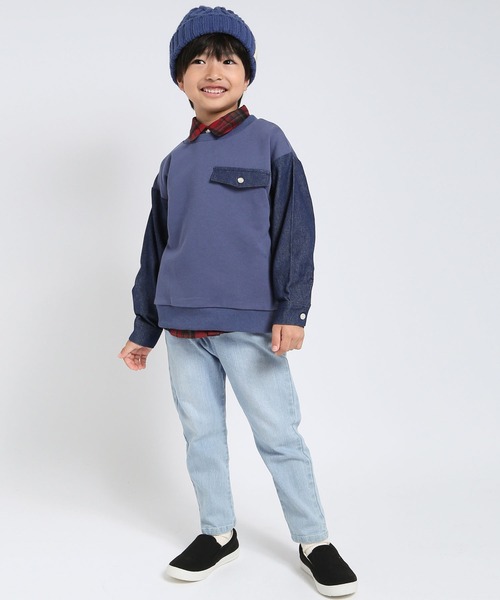 DILASH(ディラッシュ)の「ストレッチデニムパンツ(デニムパンツ・キッズ・サックスブルー/ブルー・140/130/120/110/100/90)」の8枚目の写真