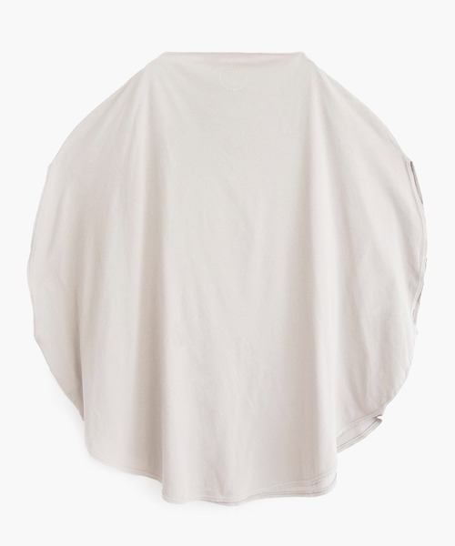 COSMIC WONDER（コズミックワンダー）の「Organic cotton circle big T-shirt（Tシャツ/カットソー・レディース・ライトグレー/ブラック・FREE）」の7枚目の写真