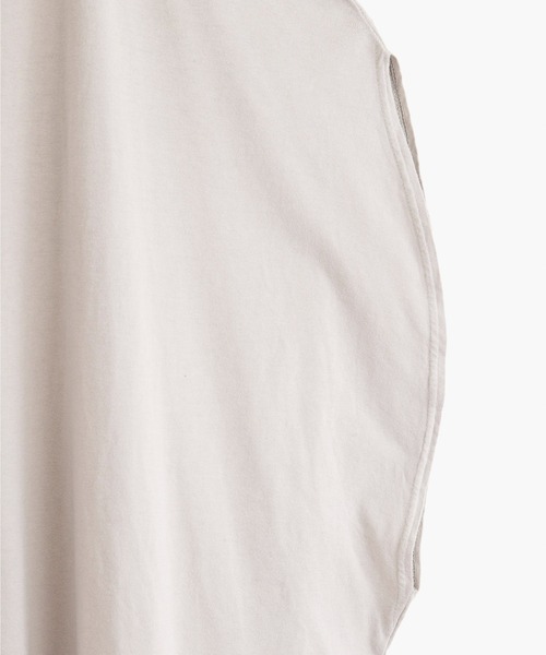 COSMIC WONDER（コズミックワンダー）の「Organic cotton circle big T-shirt（Tシャツ/カットソー・レディース・ライトグレー/ブラック・FREE）」の3枚目の写真