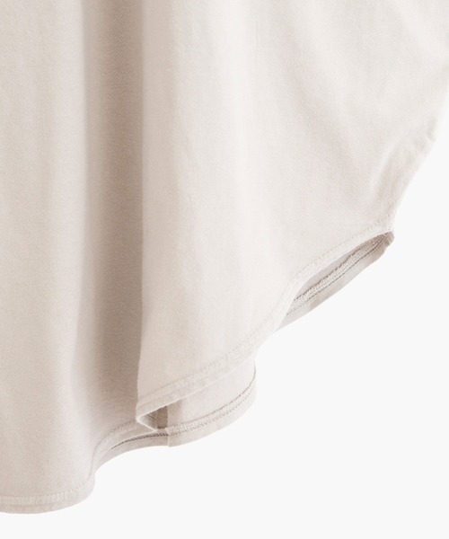 COSMIC WONDER（コズミックワンダー）の「Organic cotton circle big T-shirt（Tシャツ/カットソー・レディース・ライトグレー/ブラック・FREE）」の4枚目の写真