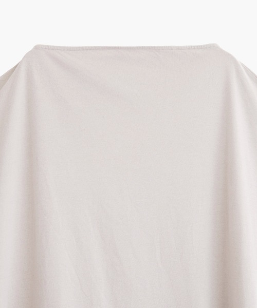 COSMIC WONDER（コズミックワンダー）の「Organic cotton circle big T-shirt（Tシャツ/カットソー・レディース・ライトグレー/ブラック・FREE）」の6枚目の写真