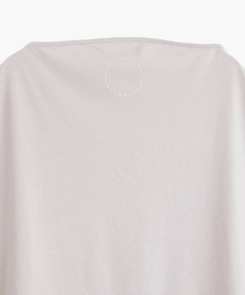 COSMIC WONDER（コズミックワンダー）の「Organic cotton circle big T-shirt（Tシャツ/カットソー・レディース・ライトグレー/ブラック・FREE）」の8枚目の写真