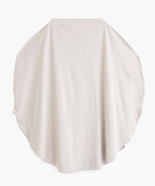 COSMIC WONDER（コズミックワンダー）の「Organic cotton circle big T-shirt（Tシャツ/カットソー・レディース・ライトグレー/ブラック・FREE）」の5枚目の写真