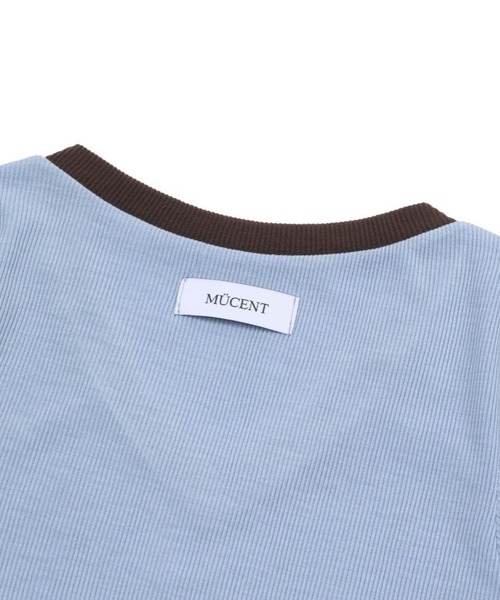 MUCENT／トラックラインT（Tシャツ/カットソー）｜MUCENT