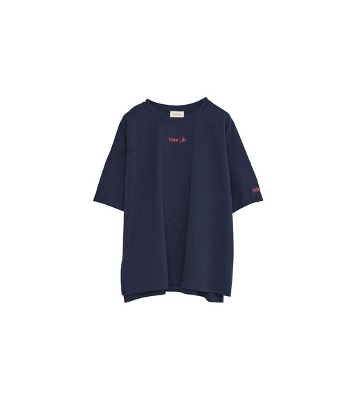 Nora Lily(ノラリリー)の「【Nora Lily】Embroidery Heritage Logo Ease Tee(Tシャツ/カットソー・メンズ・ブラック/ホワイト/グリーン/ネイビー・FREE)」の4枚目の写真