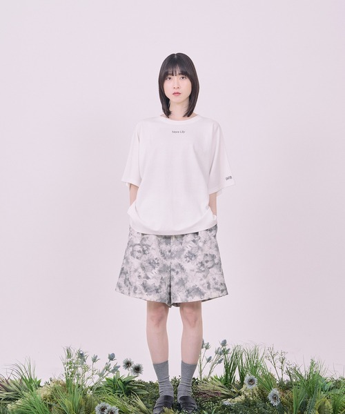 Nora Lily(ノラリリー)の「【Nora Lily】Embroidery Heritage Logo Ease Tee(Tシャツ/カットソー・メンズ・ブラック/ホワイト/グリーン/ネイビー・FREE)」の14枚目の写真