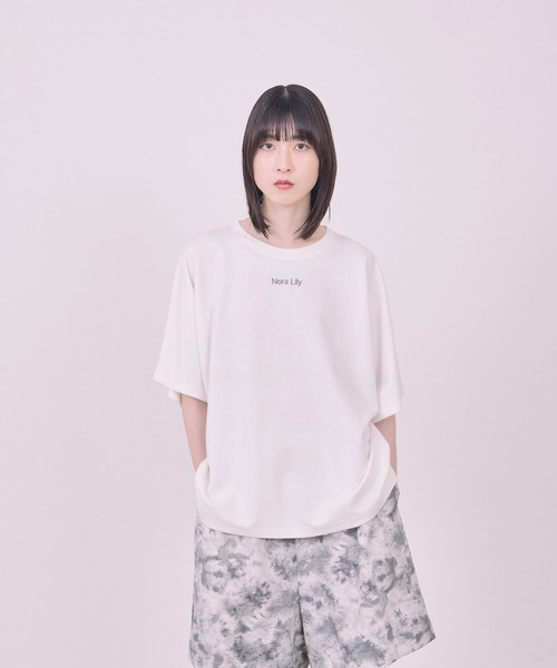 Nora Lily(ノラリリー)の「【Nora Lily】Embroidery Heritage Logo Ease Tee(Tシャツ/カットソー・メンズ・ブラック/ホワイト/グリーン/ネイビー・FREE)」の17枚目の写真