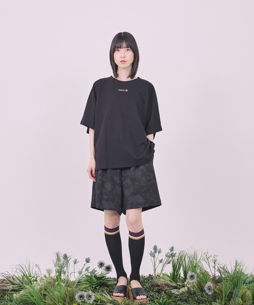 Nora Lily(ノラリリー)の「【Nora Lily】Embroidery Heritage Logo Ease Tee(Tシャツ/カットソー・メンズ・ブラック/ホワイト/グリーン/ネイビー・FREE)」の22枚目の写真