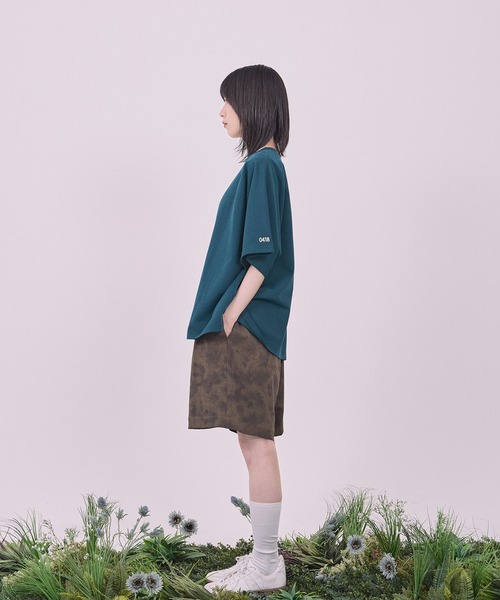 Nora Lily(ノラリリー)の「【Nora Lily】Embroidery Heritage Logo Ease Tee(Tシャツ/カットソー・メンズ・ブラック/ホワイト/グリーン/ネイビー・FREE)」の7枚目の写真