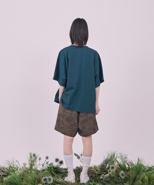 Nora Lily(ノラリリー)の「【Nora Lily】Embroidery Heritage Logo Ease Tee(Tシャツ/カットソー・メンズ・ブラック/ホワイト/グリーン/ネイビー・FREE)」の8枚目の写真
