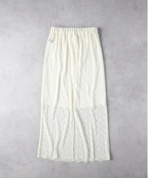 Right-on（ライトオン）の「【HONEYSUCKLE ROSE】レースタイトスカート（スカート・レディース・ブラック/オフホワイト・L/M）」の3枚目の写真