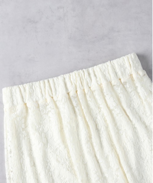 Right-on（ライトオン）の「【HONEYSUCKLE ROSE】レースタイトスカート（スカート・レディース・ブラック/オフホワイト・L/M）」の4枚目の写真