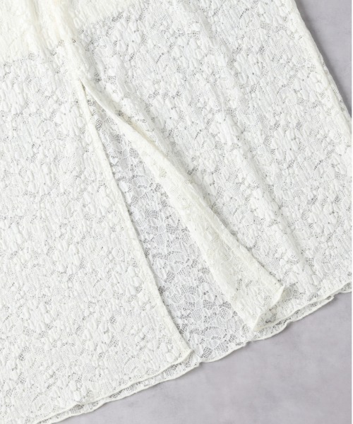 Right-on（ライトオン）の「【HONEYSUCKLE ROSE】レースタイトスカート（スカート・レディース・ブラック/オフホワイト・L/M）」の5枚目の写真