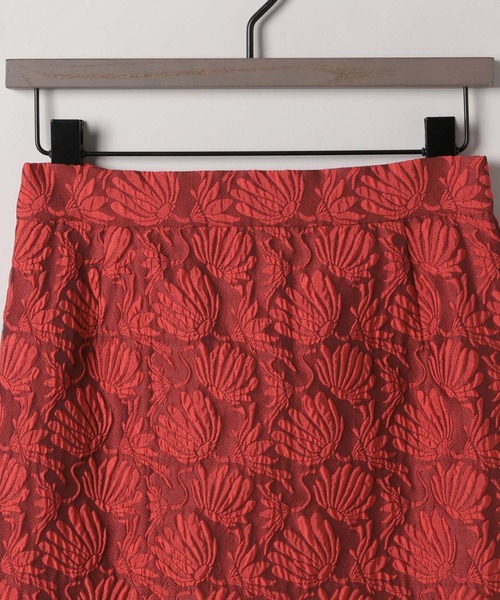 eL（エル）の「【eL】Jacquard I Line Skirt/575686（スカート・レディース・レッド系その他/ブルー系その他・FREE）」の5枚目の写真